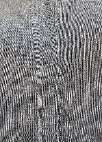 Mavi Jeans Keten Çan Uzun Gömlek Elbise - Görsel 6