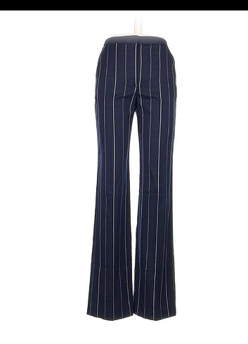 Mango Çizgili Bol Paça Pantolon