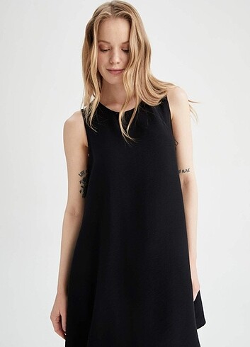 Zara Kısa Elbise - Görsel 9