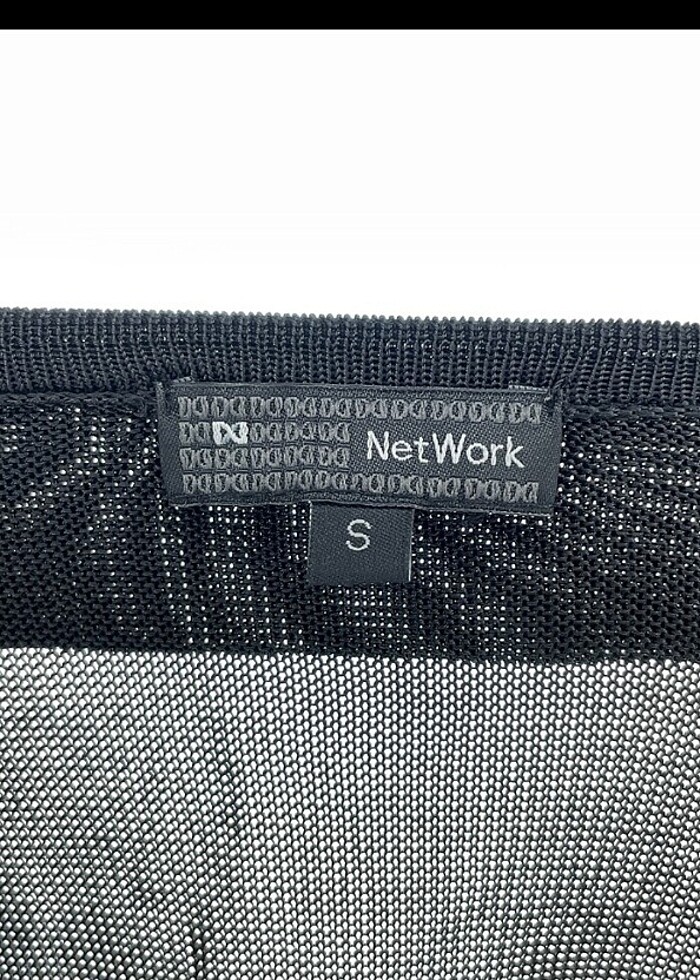 Network Transparan Akrilik Bluz - Görsel 4