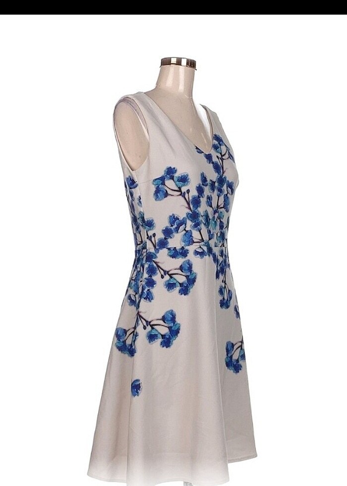 ÇİÇEK DESENLİ ÇAN ELBİSE - Görsel 2