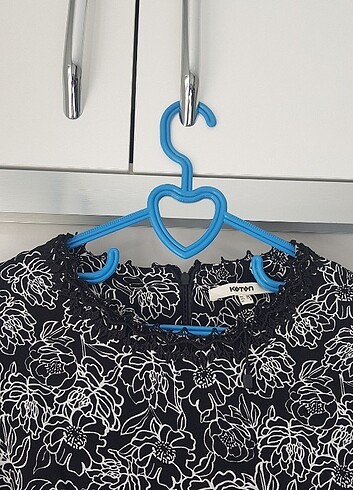 Desenli Bol Kesim Karpuz Kol Elbise - Görsel 10