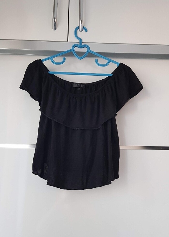 Topshop Prenses Yaka Volanlı Bluz - Görsel 2