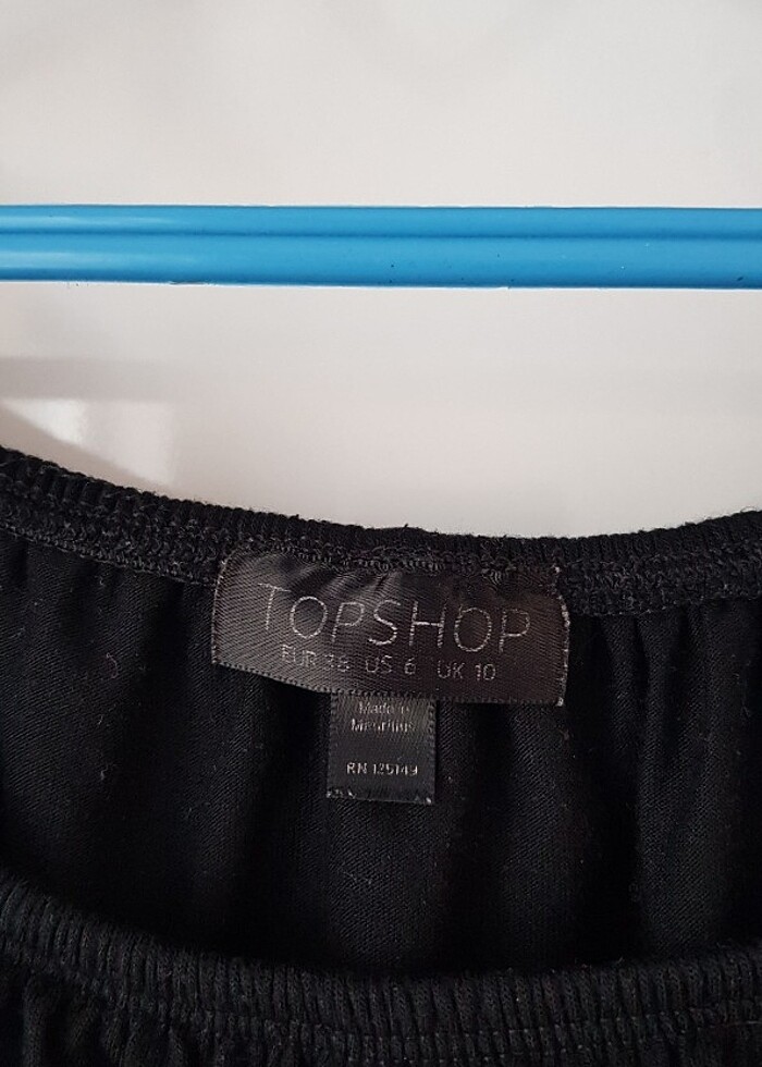 Topshop Prenses Yaka Volanlı Bluz - Görsel 5