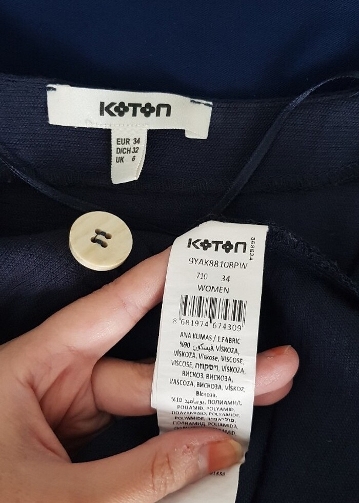 Kısa Kollu Gömlek Elbise - Görsel 4