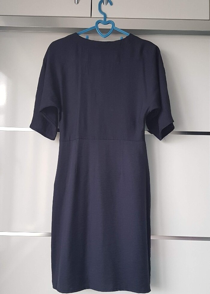 Kısa Kollu Gömlek Elbise - Görsel 3