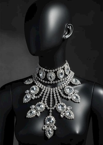 Parlak Taşlı Kadın Takı Seti - Görsel 2