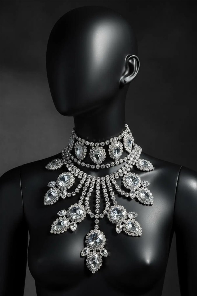 Parlak Taşlı Kadın Takı Seti - Görsel 2