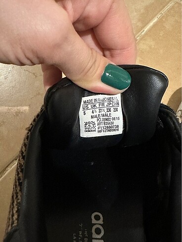 37,5 Beden kahverengi Renk Adidas superstar