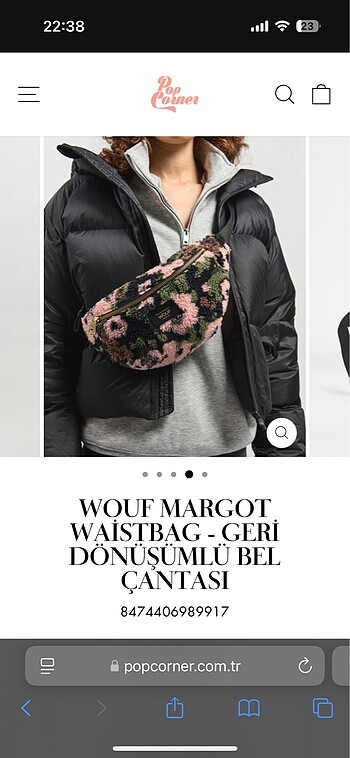 Diğer WOUF MARGOT TEDDY BEL ÇANTASI