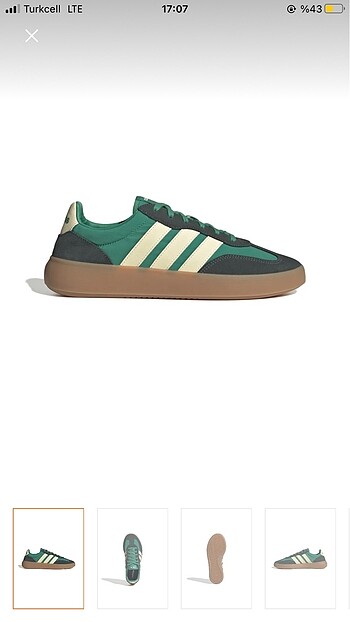 37 Beden yeşil Renk Orjinal Adidas