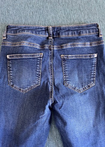 38 Beden lacivert Renk Kadın Lacivert skinny Kesim Denim Jean