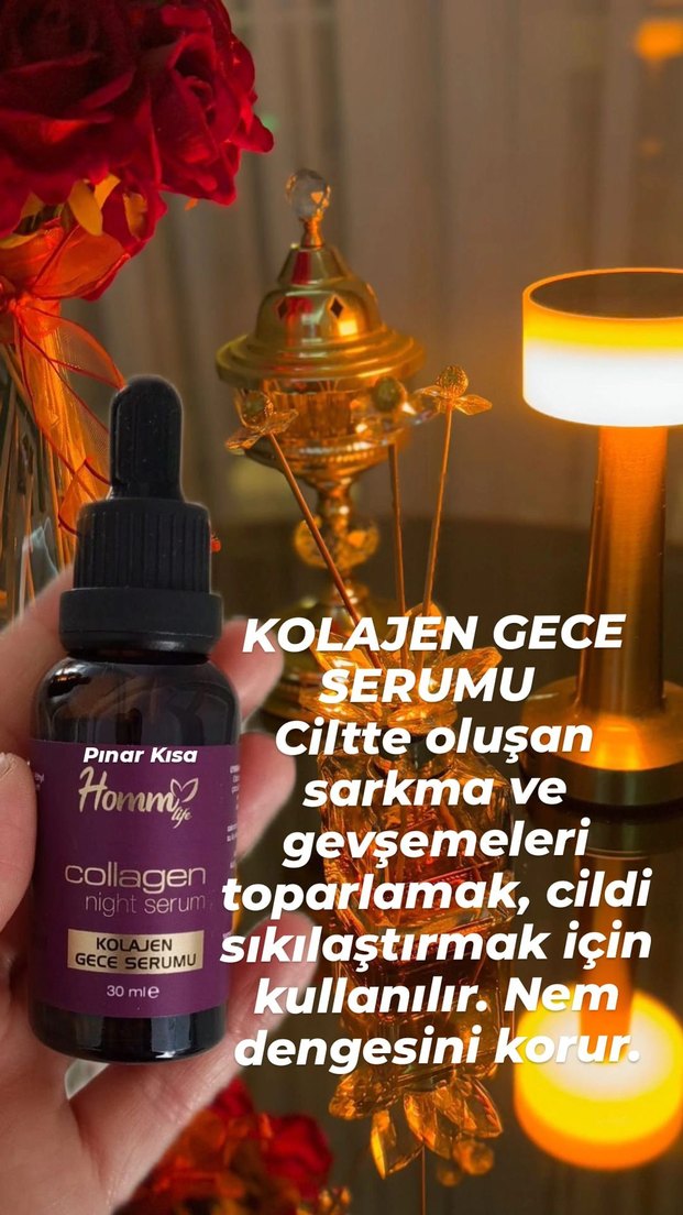 Homm Kolajen Krem & Gece Serumu 50 ml - Görsel 3