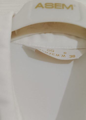 Zara Zincir Detaylı Beyaz Kadın Gömlek