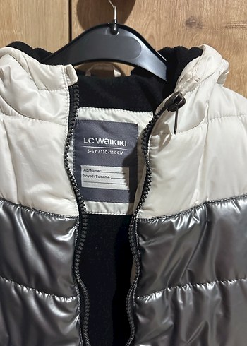 Gri Mavi Erkek Çocuk Şişme Mont - Görsel 5