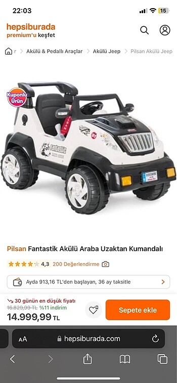 Akülü JEEP