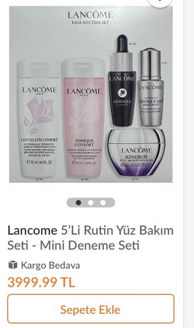 Lancôme Yüz Bakım Seti 7li - Görsel 2