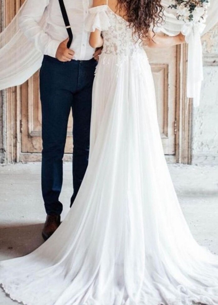 Abiye elbise nikah elbisesi - Görsel 4