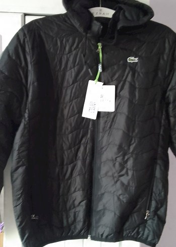 Lacoste Siyah Fermuarlı Erkek Mont - Görsel 3