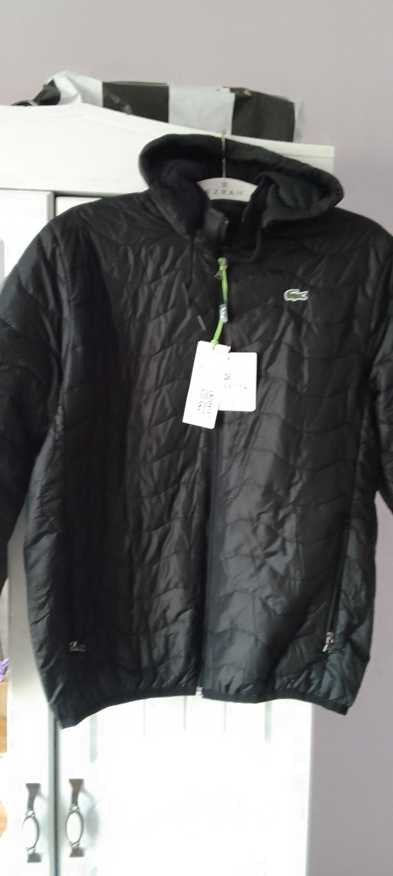 Lacoste Siyah Fermuarlı Erkek Mont - Görsel 3