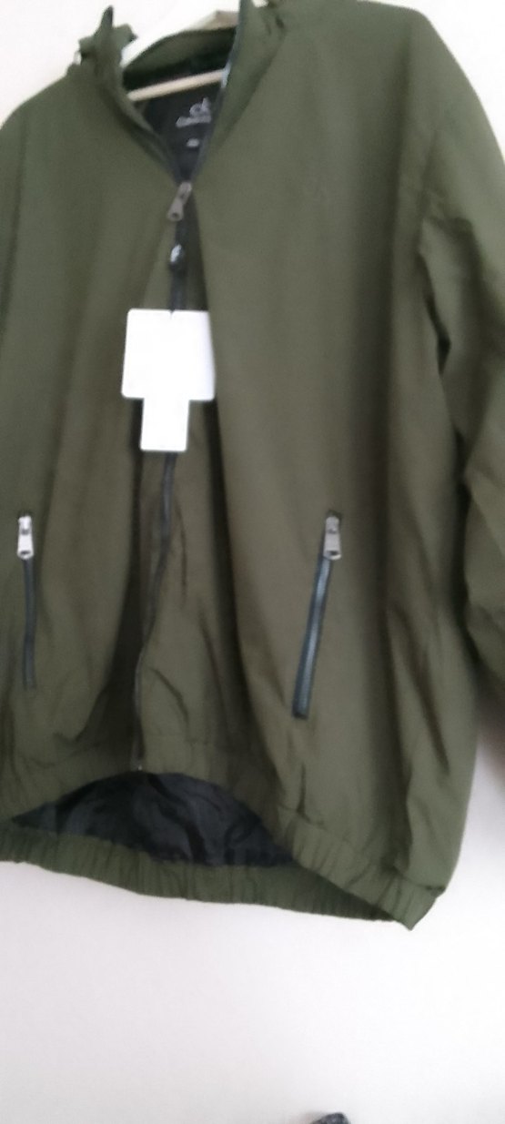 Kapüşonlu Haki Erkek Fermuarlı Ceket büyük beden 5xl - Görsel 2