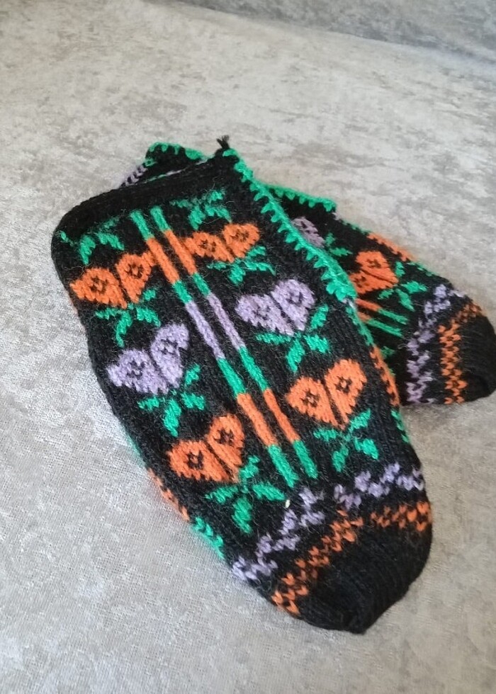 El örgüsü 5 şiş patik - Görsel 2