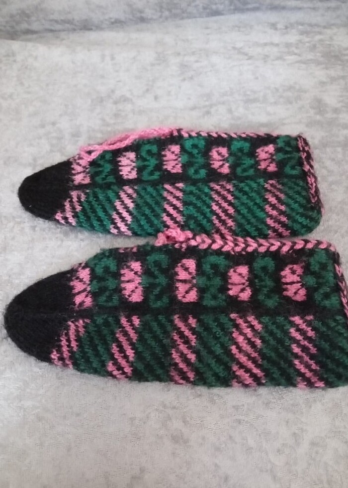 El örgüsü 5 şiş patik - Görsel 2