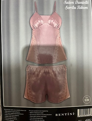 Diğer Kutulu saten pijama takımı