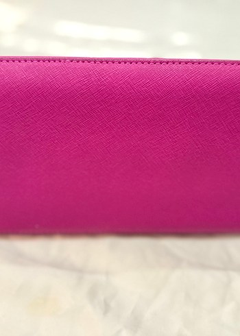 Michael Kors Pembe Orta Boy Deri Kadın Çanta - Görsel 5