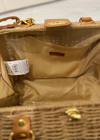 Bej Örgü  Kadın Çanta - Görsel 4