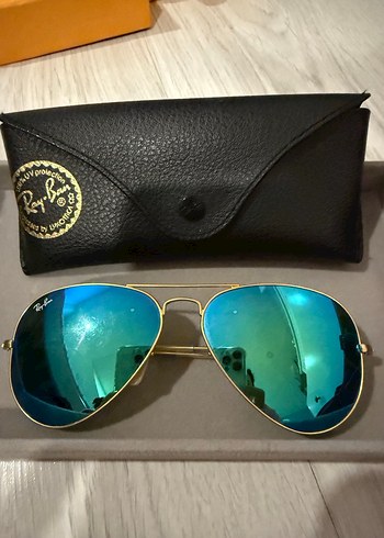 Kadın Mavi Retro Ray-Ban Güneş Gözlüğü - Görsel 2