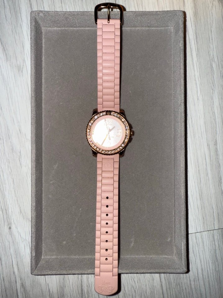 Pembe Kordonlu Kadın Kol Saati - Görsel 2