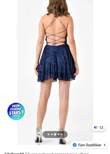 Sırt Detaylı Abiye Elbise - Görsel 3