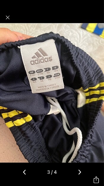 4 Yaş Beden çocuk fenerbahçe takım unisex