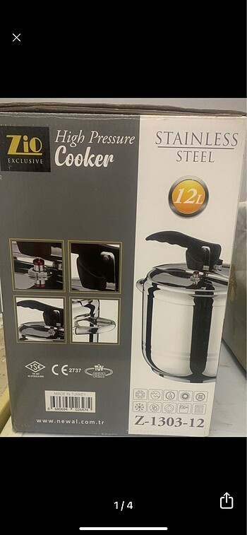 Düdüklü tencere 12 litre