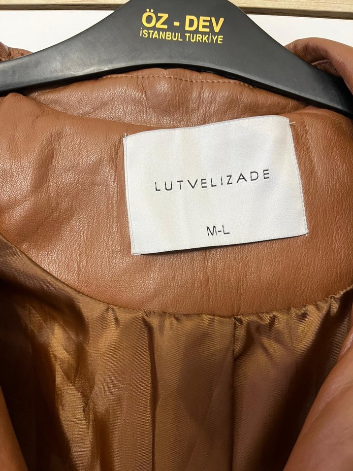 Kahverengi Deri Ceket - Görsel 4