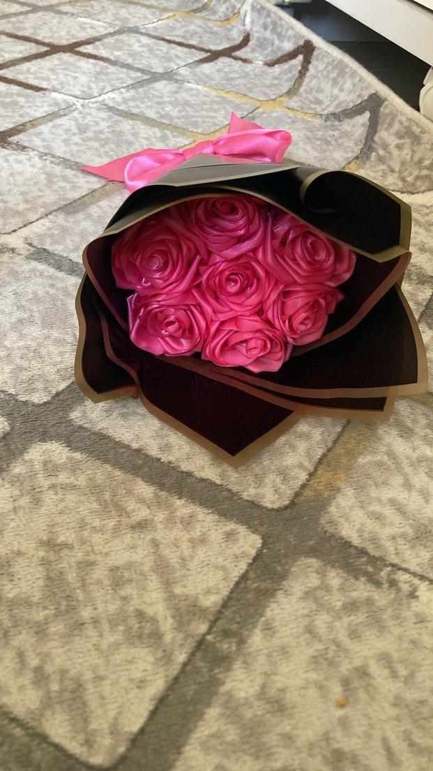 Canlı Pembe Gül Buketi - Görsel 3