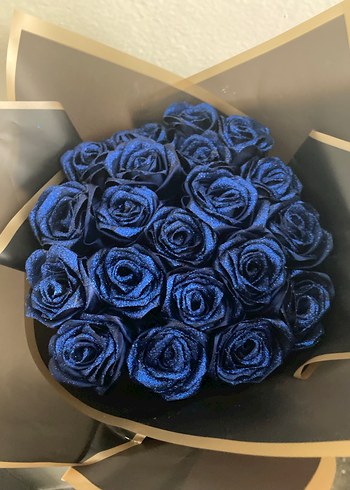 Simli Saten Gül - Görsel 3