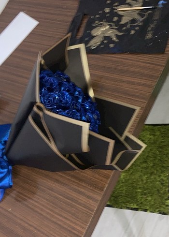 Simli Saten Gül - Görsel 5