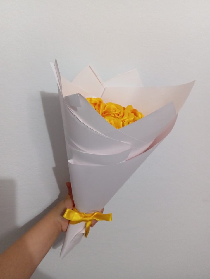 Sarı Renkli Gül Buketi - Görsel 5