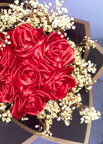 Kırmızı Gül buketi - Görsel 7