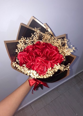 Kırmızı Gül buketi - Görsel 2