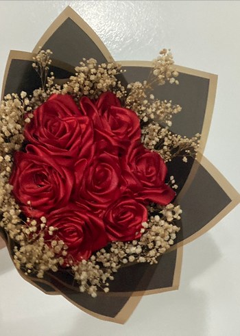 Kırmızı Gül buketi - Görsel 8