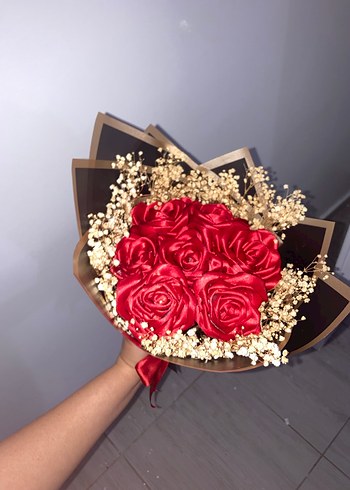Kırmızı Gül buketi - Görsel 4