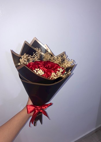 Kırmızı Gül buketi - Görsel 3