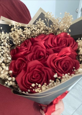 Kırmızı Gül buketi - Görsel 6