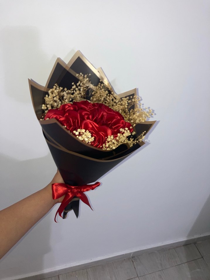 Kırmızı Gül buketi - Görsel 5