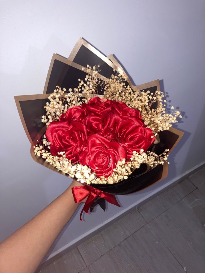 Kırmızı Gül buketi - Görsel 2