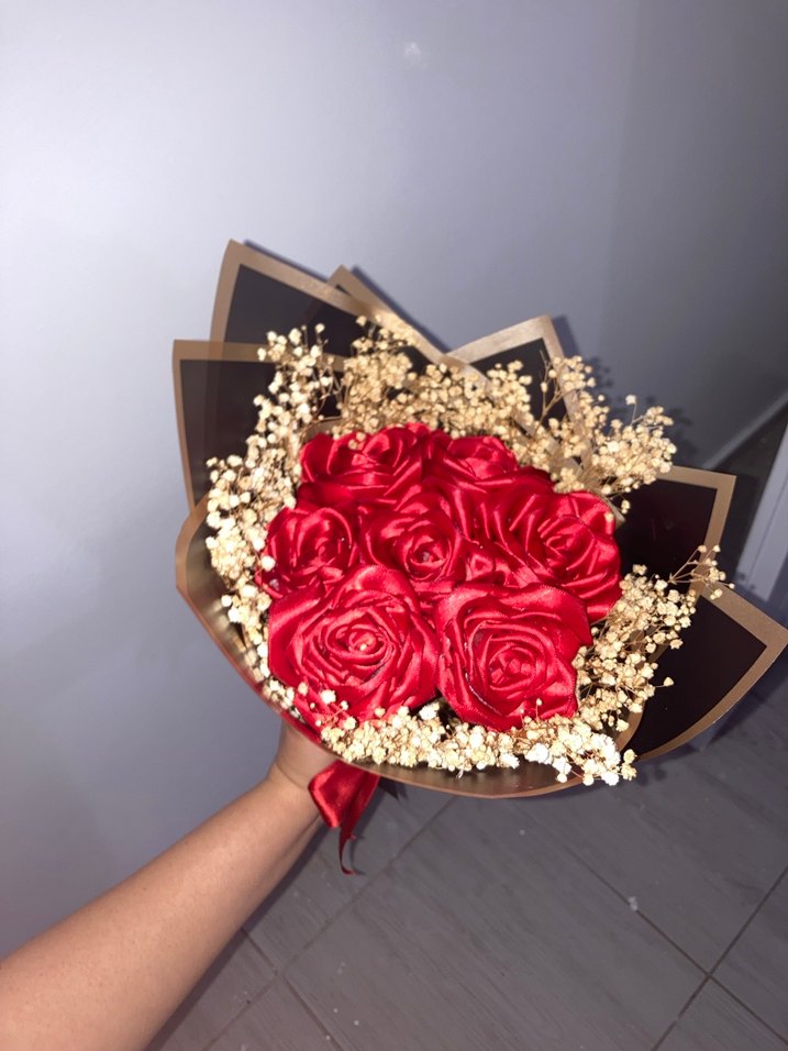 Kırmızı Gül buketi - Görsel 4