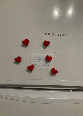 Renkli Kalp ve Yıldız Buzdolabı Magneti - Görsel 2